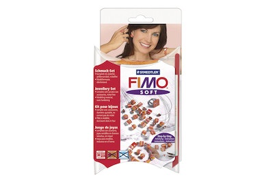 FIMO, Fimo - Schmuck-Set 25g 2152250 - Farben Sort., Fimo Schmuck-Set, 25g, farbig assortiert, 2152250