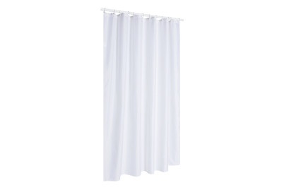 Spirella, SPIRELLA Duschvorhang RICCO, Spirella Ricco Textilduschvorhang 180x200 cm Weiss
