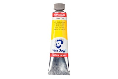 Van Gogh, VG Akryl T9 40ML azogelb m., Van Gogh Acrylfarbe Azo Gelb | 40 ml