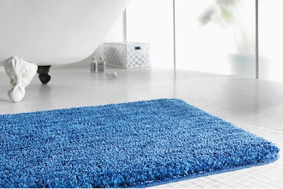 Spirella, SPIRELLA Badteppich Gobi, Spirella Badteppich Gobi Blau | 55 × 65 cm