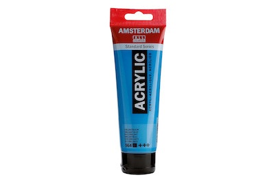 Amsterdam, Amsterdam Acrylfarbe Standard, Talens Acrylfarbe Amsterdam, brill.blau, 17095642, (120ml)