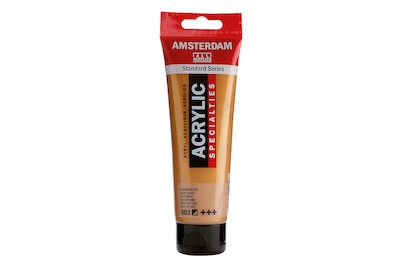 Amsterdam, Amsterdam Acrylfarbe Standard, Talens Acrylfarbe Amsterdam, goldfarbe, 17098032, (120ml)