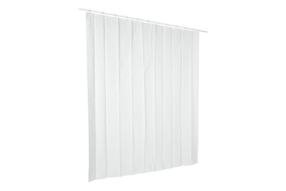 Spirella, SPIRELLA Duschvorhang Plastik BIO, Spirella Duschvorhang Bio Weiss | 180 × 200 cm