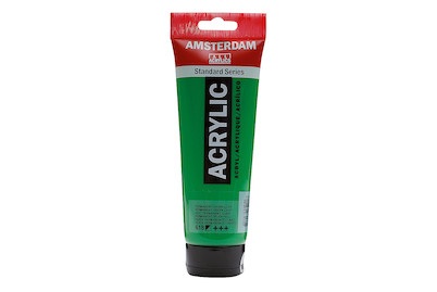 Royal Talens, Royal Talens Amsterdam Standard Acrylic Paint 250Ml-Permanent Green..., Amsterdam Acrylfarbe Grün | 250 ml