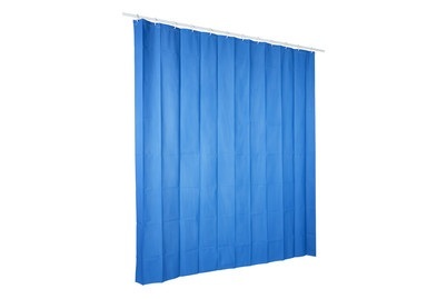 Spirella, SPIRELLA Duschvorhang Plastik BIO, Spirella Duschvorhang Bio Blau | 180 × 200 cm