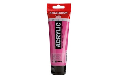 Amsterdam, AMD Akryl 120ML perm. rotviolett h., Talens Acrylfarbe Amsterdam, p.rot violett hell, 17095772, (120ml)