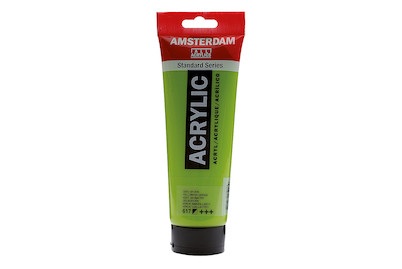 Royal Talens, Royal Talens Amsterdam Standard peinture acrylique 250Ml-jaune vert, Talens Acrylfarbe Amsterdam, gelbgruen, 17126170, (250ml)