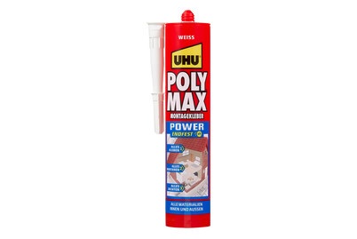 UHU, UHU POLY MAX WEISS EXPRESS, Uhu Montagekleber Poly Max Express Weiss | 425 g