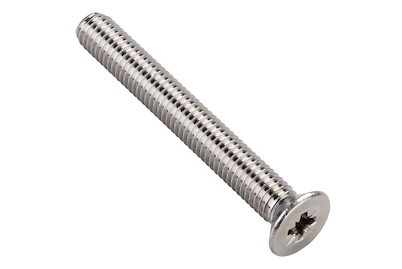 Qualité&Prix, Senk-Metallschr. rostfrei M3x10, Qualité & Prix Senkkopf-Maschinenschraube mit Kreuzschlitz | M3 × 10 mm | 15 Stück