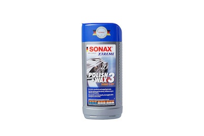 Sonax, Xtreme Polish + Wax 2 Nano schützt + konserviert beanspruchte Lacke, Sonax Politur Xtreme PolishWax3 mit Carnaubawachs | 500 ml