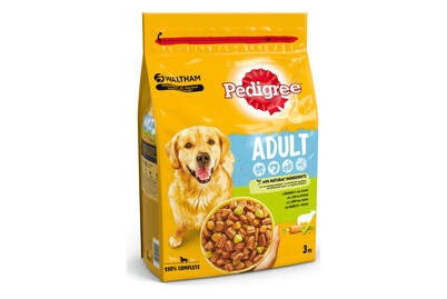 Pedigree, Pedigree Adult mit Lamm 3kg, Pedigree Adult Gesunde Vitalität mit Lamm 3kg