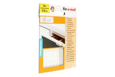 FIX-O-MOLL, Anti-Rutsch-Pads 8mm, Fix-O-Moll Anti-Rutsch-Pads | 8 mm | 50 Stück