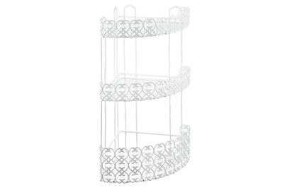 Metaltex, Eckregal 25x25x50cm weiss, Metaltex Eckregal Weiss | 25 × 25 × 50 cm
