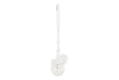 Ebnat, Ebnat WC-Bürste Flex weiss mit Randrei., Ebnat WC-Bürste Flex mit Randreiniger Weiss | 38 × 9 × 8 cm