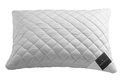 Billerbeck, billerbeck - Kopfkissen SOPHIE - weiss - Baumwolle - 65cm/65cm, billerbeck Naturkissen »Sophie«, Füllung: 100% Schurwolle LINDFLOCKS, in Kugelform, Bezug: Aussenhülle: 100% Baumwolle Satin, versteppt mit 100% Schurwolle Innenhülle: mit Reissverschluss, Öko-Tex Standard 100, (1 St.)