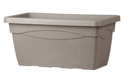 Teraplast, Pflanzkasten Casset. 80x37x33 braun, Teraplast Pflanzkasten Cassettone Braun | 78 × 37 cm | 60 l