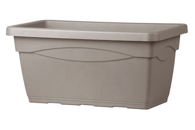 Teraplast, Pflanzkasten Casset. 100x40x37.5 braun, Pflanzkasten Cassettone 98x40 cm braun