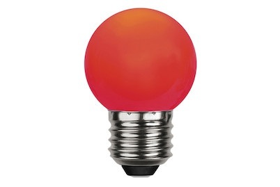 Star Trading, STAR TRADING LED-Lampe Decoration G45, Schönenberger LED-Leuchtmittel E27 Rot | 1.2 W