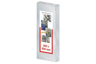 Weitere, Megobully 800x600mm, Megobully Profi-Steckregal | 80 × 60 cm | 2 Tablare