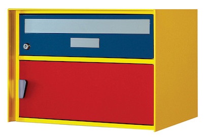 Huber, Briefkasten Coop Color-Mix, Huber Briefkasten Color-Mix | 31 × 41.5 × 30.3 cm