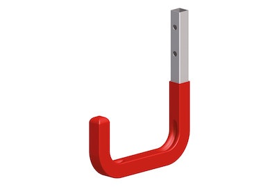 ALFER, ALFER Wandhaken Stahl, alfer Wandhaken Stahl gummiert