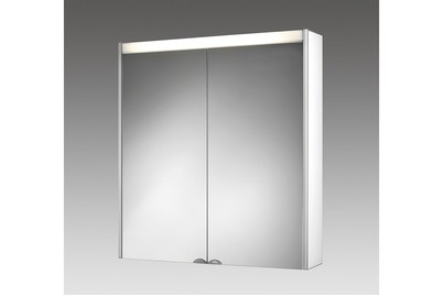 JOKEY, Jokey Spiegelschrank Dekoralu alu-weiss, Jokey Spiegelschrank Dekoralu Weiss | 66 × 72 cm