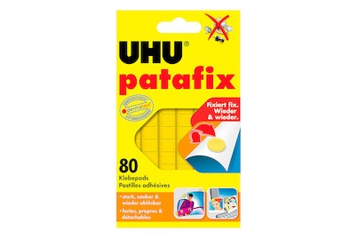 UHU, UHU patafix Klebepads Gelb 50140 UHU Inhalt: 80 St., UHU patafix Gelb