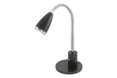 Eglo, Eglo 92873 FOX Desk Anthracite/chrome -, Eglo Tischlampe LED Fox Anthrazit | 32 cm