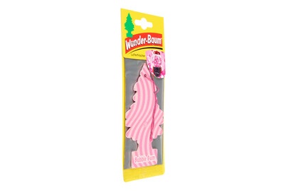 WUNDERBAUM, WUNDERBAUM Autoduft, Wunderbaum Lufterfrischer Bubble Gum Rot | 19 × 7.6 × 0.3 cm