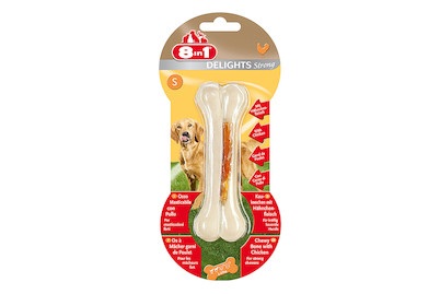 8in1, 8in1 Delights Kauknochen Strong S 60g 1 Stück, 8in1 Delights Strong Grösse S (55g)