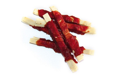 SwissDog, SwissDog Enten Stick mit Fisch Sandwich Hunde Leckerli, SwissDog Enten Stick mit Fisch Sandwich 100 g