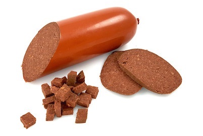 DeliBest, Delibest Fleischrolle Hirse+Rind 2x400g, Delibest Fleischrolle Hirse+Rind 2 x 400 g