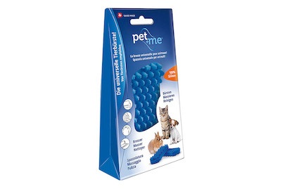 groomy, groomy cat - Kurzhaar, Groomy Wellness-Bürste short hair blau