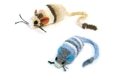 swisspet, SwissPet Katzenspielzeug Frottemaus mit Catnip Katzen Spielzeug, Frottemaus mit Catnip 2-er