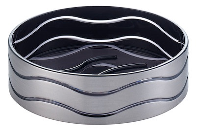 Diaqua, Seifenschale Float chrome/schwarz, diaqua® Seifenschale Float chrom/schwarz