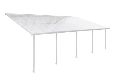 PALRAM, Palram Terrassenüberdachung FERIA 4x7.87, Palram Terrassenüberdachung Feria Weiss | 4 × 7 m