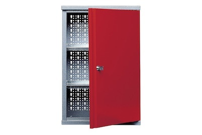 Küpper, Hängeschrank rot 1 Tür, Küpper Hängeschrank Rot | 60 × 40 × 19 cm