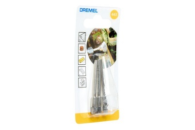 Dremel, Dremel 26150443JA Pinselbürste 3 St., Dremel Stahlbürste 443 3 Teile