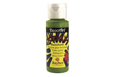Rayher, Acrylic-Bastelfarbegrün hell, 59 ml, Acrylic-Bastelfarbe hausergrün hell 59ml