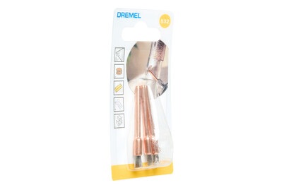 Dremel, Dremel 26150532JA Pinselbürste 3 St., Dremel Stahlbürste 532