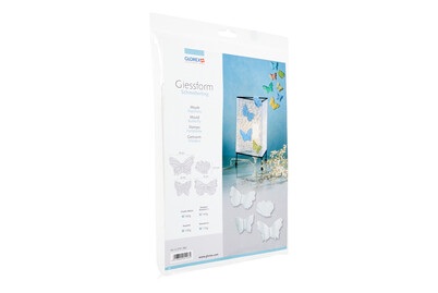 GLOREX, Giessform Schmetterling Set, Glorex Giessform Schmetterling | 6 × 5 × 0.6 cm