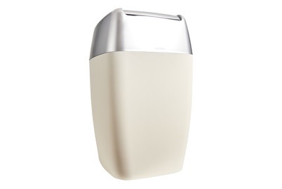 Spirella, SPIRELLA Abfalleimer RETRO, Spirella Retro Abfalleimer Weiss | 33 × 20 × 20 cm | 7 l