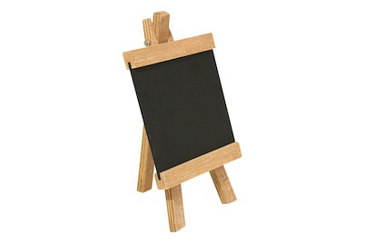 Rayher, Holz-Staffelei mit Tafel, 10x18 cm, Mini Holz-Staffelei mit Tafel 10x18cm