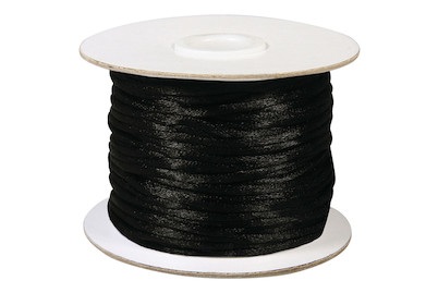 Rayher, Satinkordel, Rayher Satinkordel Schwarz | ? 2 mm | 50 m