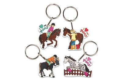 Rayher, Schrumpffolien-Set My Pony, Schrumpffolien-Set My Pony , 4 Motive m. Schlüsselring, 8-teilig