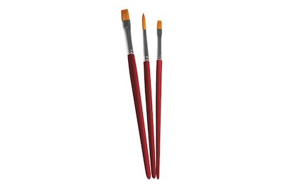Rayher, Pinselset Art Synthetik kurz 3ST, Rayher Pinselset Art FSC Synthetik Kurzstielig | 3 Stück