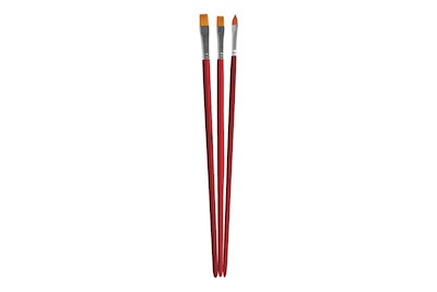 Rayher, Pinselset Art Synthetik lang 3ST, Rayher Pinselset Art FSC Synthetik Langstielig | 3 Stück