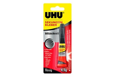 UHU, UHU Sekundenkleber Blitzschnell, UHU Sekundenkleber flüssig
