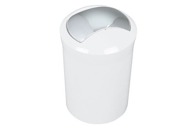 Spirella, SPIRELLA KOSMETIKEIMER MALIBU, Spirella Abfalleimer Malibu Weiss | 30 × 19 × 19 cm | 5 l