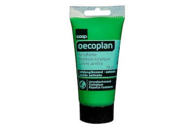 Oecoplan, Oecoplan Acrylfarbe seidenglänz. D'grün, Oecoplan Acrylfarbe Seidenglänzend Dunkelgrün | 75 ml